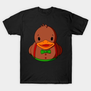 Gingerbread Boy Rubber Duck T-Shirt